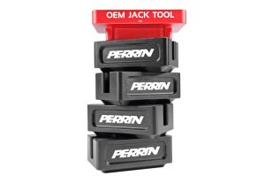 Subaru Impreza Jack Pad Set - Perrin Performance - 5pc - Black - `93-`25